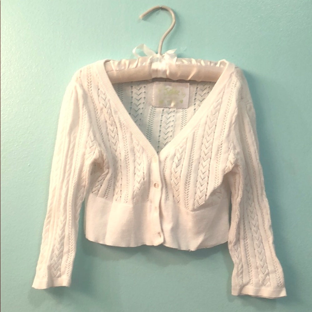 Justice Cute Girls’ Cropped Sweater-size XS/8